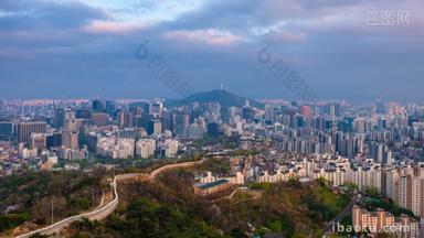 韩国南城市景观亚洲